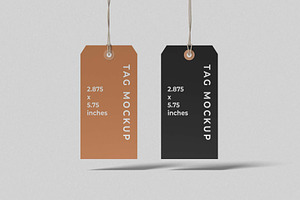 Label Tag Mockups