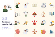 Personal Productivity 3D Icons Set, an Object Graphic by Aimagenarium@gmail.com (Thumbnail 1 of 21)