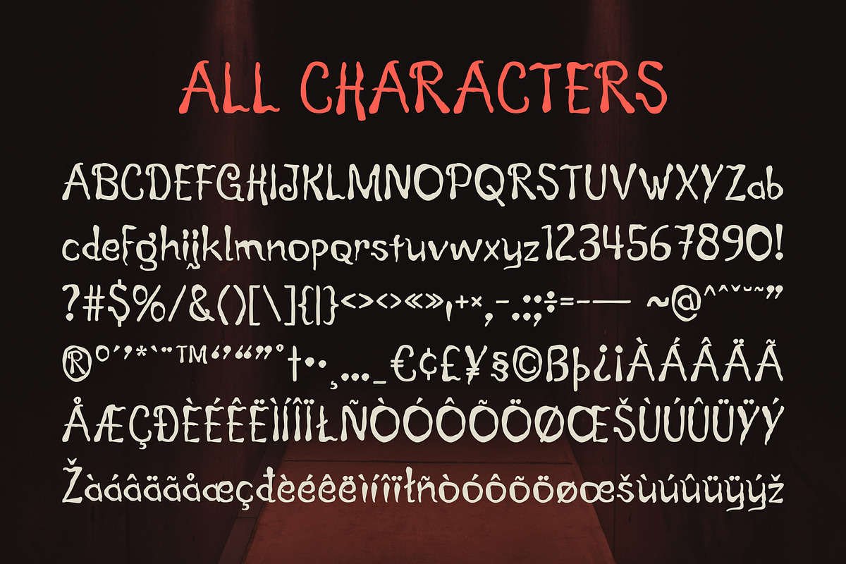 CS Banquet – Etchy Font, a Sans Serif Font by Craft Supply Co. (Photo 8 of 8)