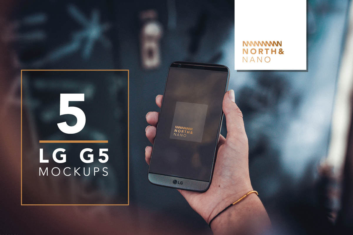 LG G5 PSD Mockups, an Android Mockup by North&Nano (Photo 1 of 5)