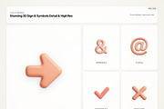 3D Sign & Symbols, an Emoji Icon by River Visual (Thumbnail 3 of 5)
