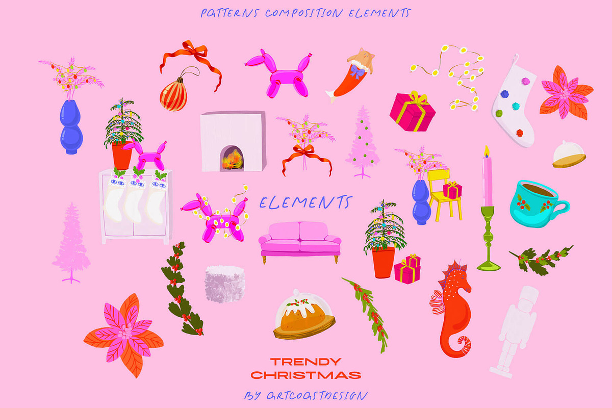 Acrylic Trendy Christmas, an Object Graphic by nadispasibenko (Photo 10 of 18)