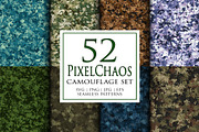 Pixel chaos digital camo patterns, a Pattern Graphic by ArchonDigitalShop (Thumbnail 1 of 11)