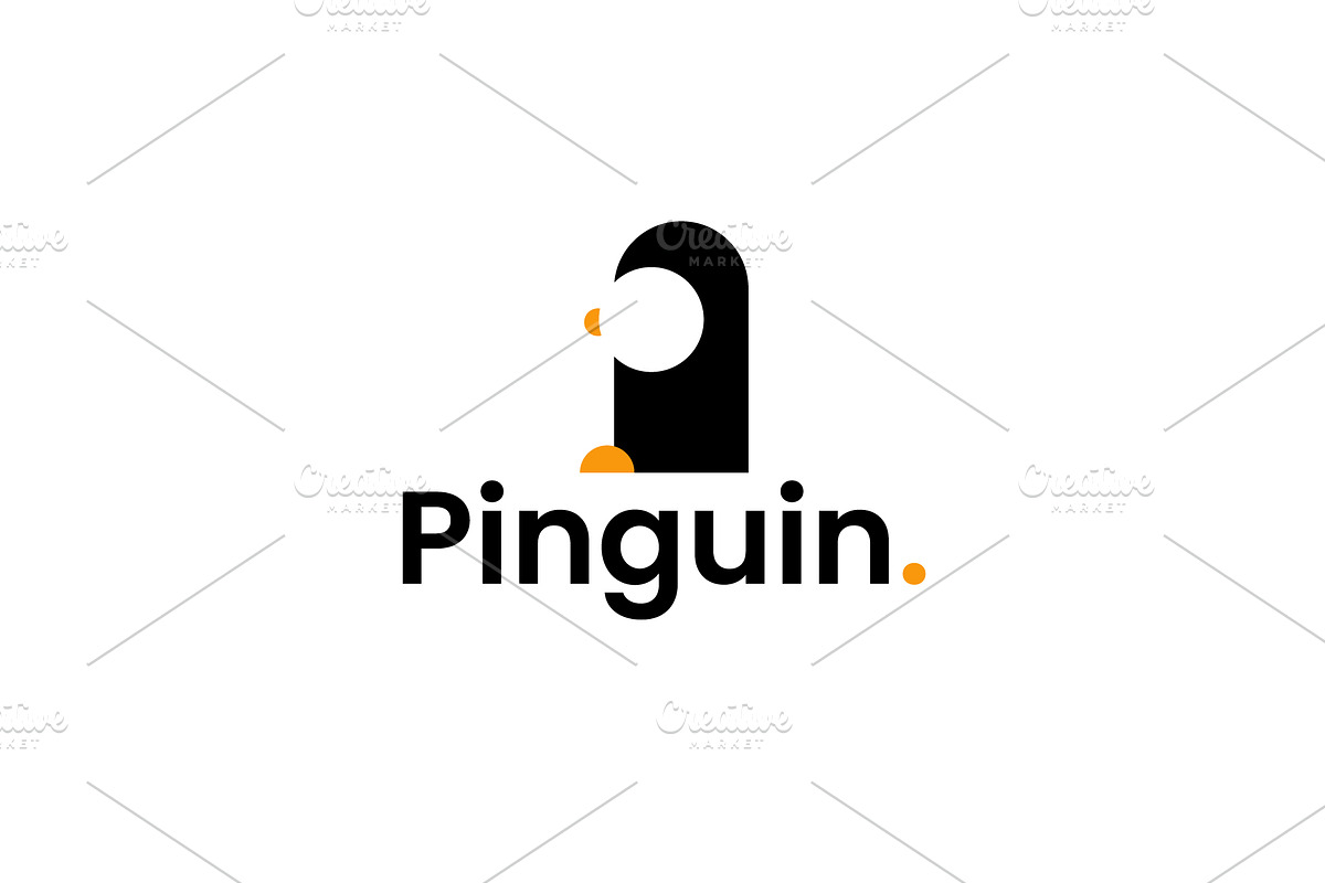Penguin logo icon illustration, a Branding & Logo Template by Dyn Studio