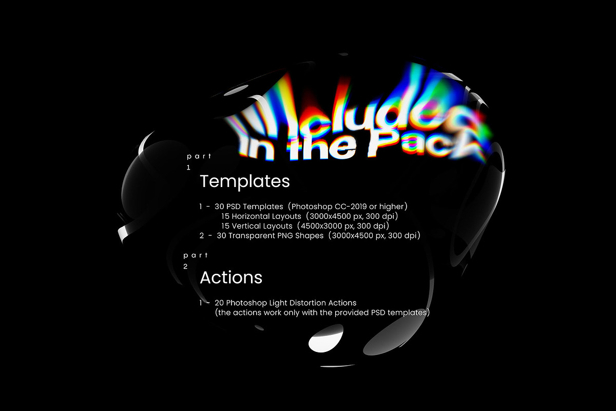 Light Refraction Pack vol.2., a Background Graphic by Inartflow (Photo 2 of 20)