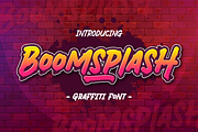 Boomsplash a Graffiti Font, a Font by Allouse Studio (Thumbnail 1 of 10)
