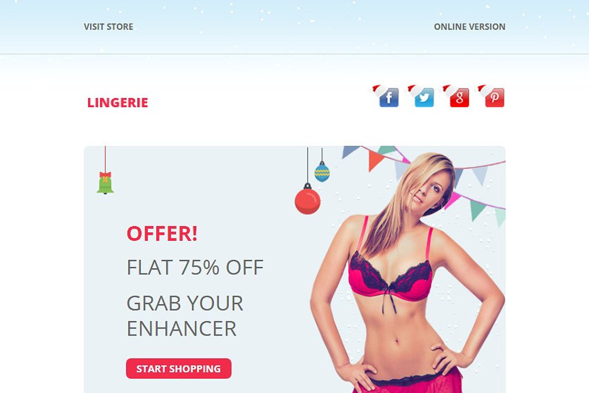 7 Email Templates Bundle-2, an Email Template by Pennyblack Templates (Photo 4 of 8)