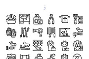 30 Pet grooming Icon set, an Outline Icon by Just Icon (Thumbnail 3 of 3)