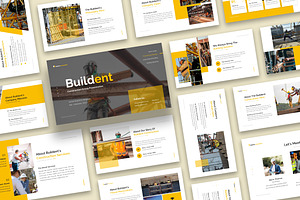Buildent - Construction PPT, a Presentation Template by kerismaker