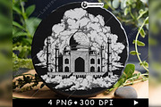 Temple Taj Mahal Shrine Explosion, a Background Graphic by LaseredNinja (Thumbnail 3 of 7)