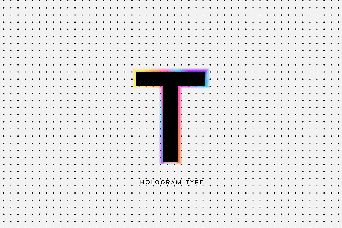 Cosmo. OTF-SVG Hologram family., a Symbol Font by Luxfont (Photo 3 of 9)