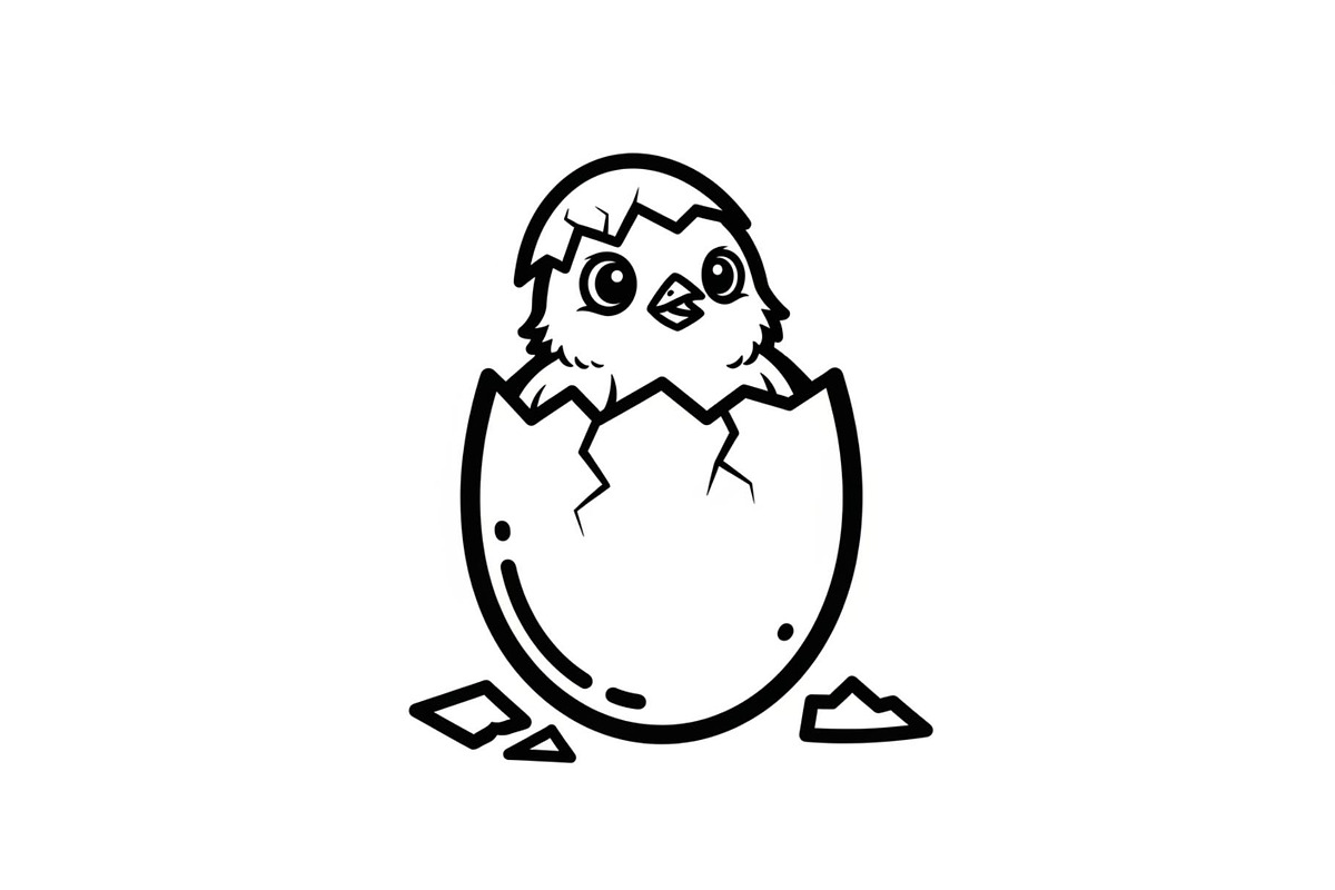 Cute Easter Chick Hatch Vector Bundl, an Illustration by jahid234 (Photo 30 of 51)