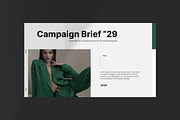 Brief Campaign Presentation Template, a Presentation Template by slidestock55 (Thumbnail 3 of 9)