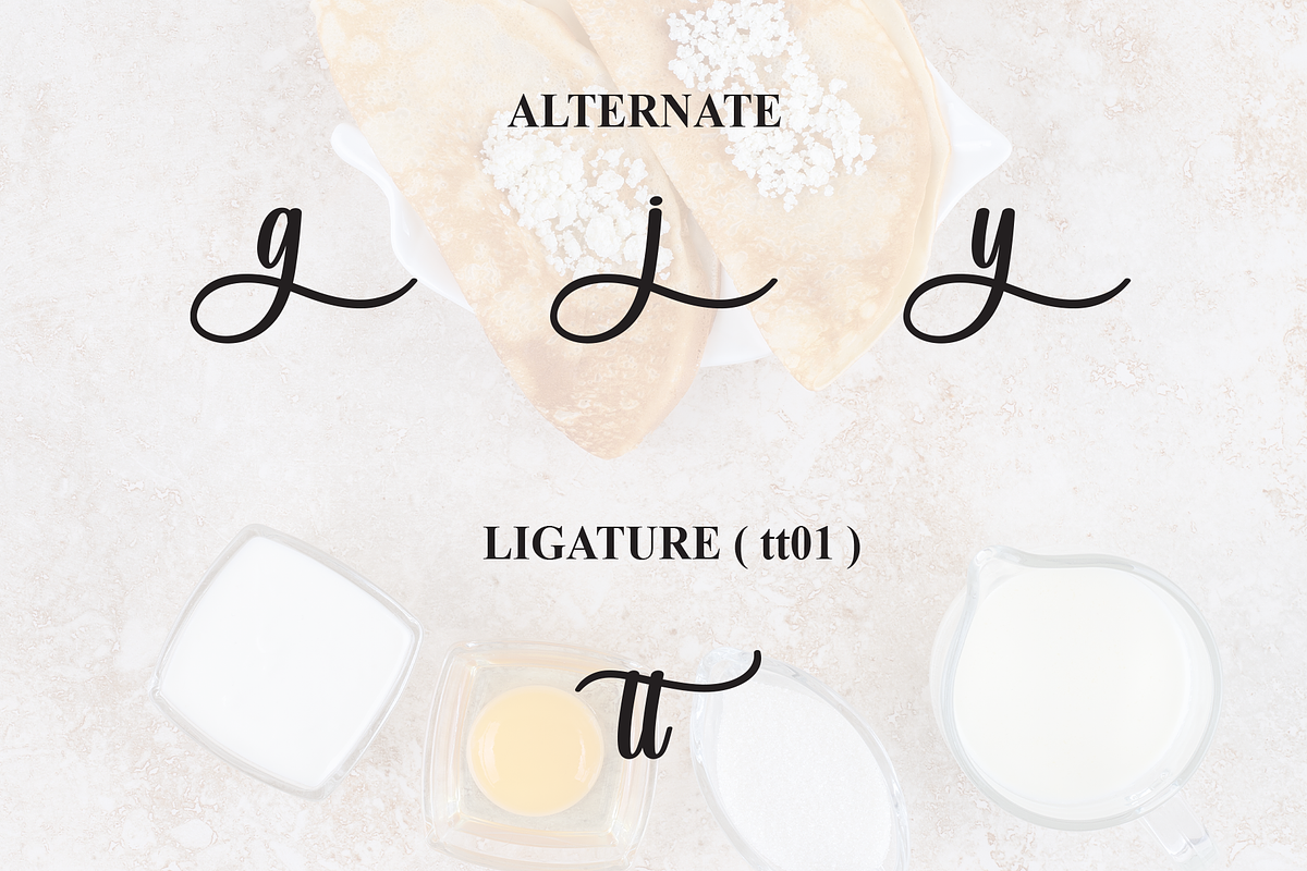 Butter Sugar | Script Font, a Handwritten Font by Scratchones (Photo 8 of 9)