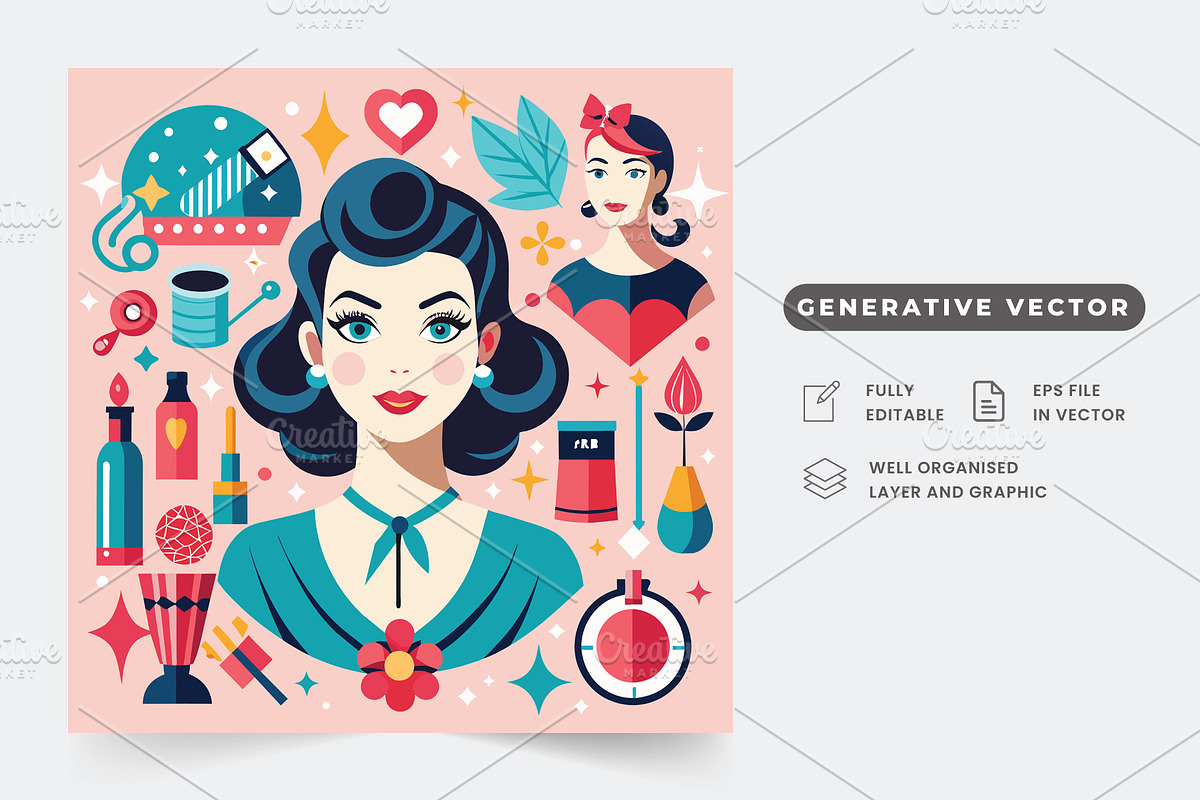 Modern abstract design featuring a w, a Graphic by Iftikhar Alam