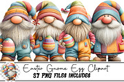 Easter Gnome Egg Clipart, an Illustration by DreamArtGraphic (Thumbnail 1 of 4)