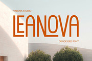 Leanova - Modern Condensed Display, a Sans Serif Font by Vadovastd (Thumbnail 1 of 8)