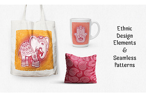 Ethnic Style Design Elements
