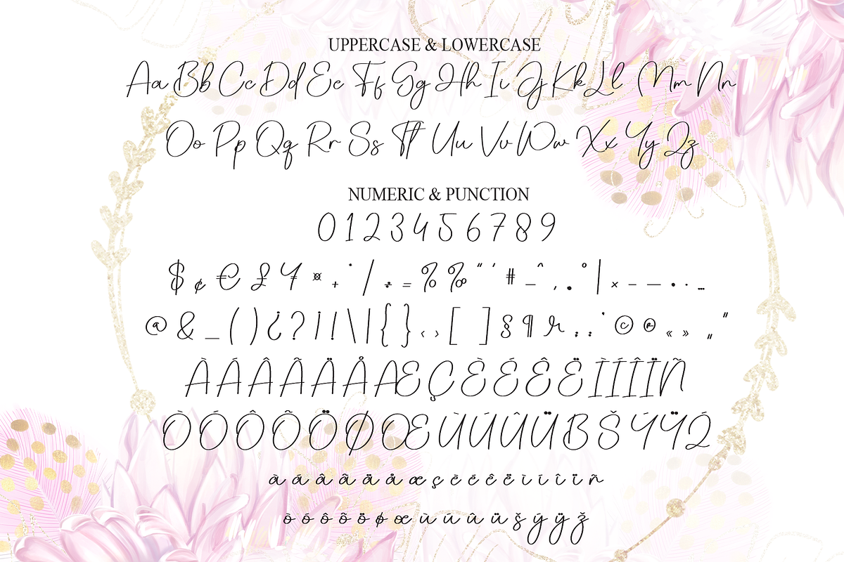 Bouquets | Script Font, a Handwritten Font by Scratchones (Photo 7 of 9)