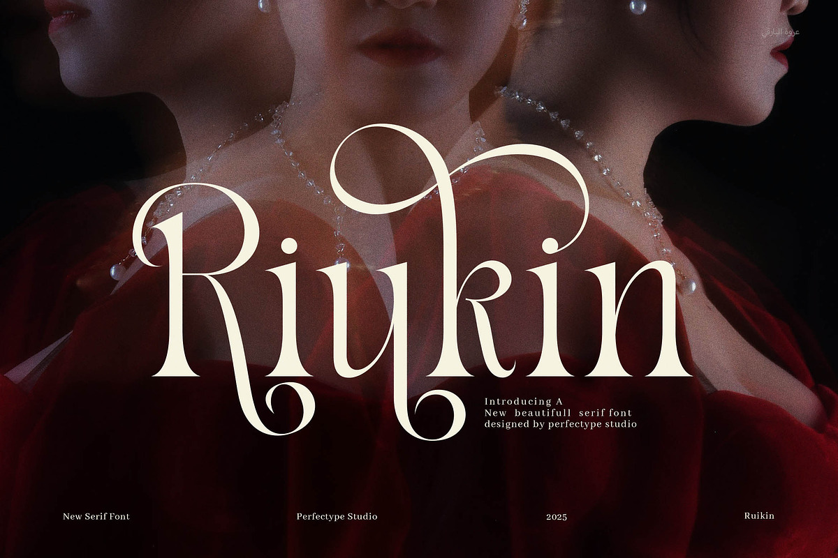Riukin Elegant Serif Font, a Serif Font by Perfectype (Photo 1 of 8)