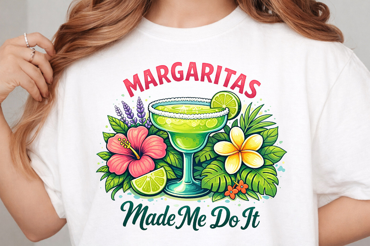 Margarita Sublimation Design PNG, an Illustration by DreamArtGraphic (Photo 2 of 4)