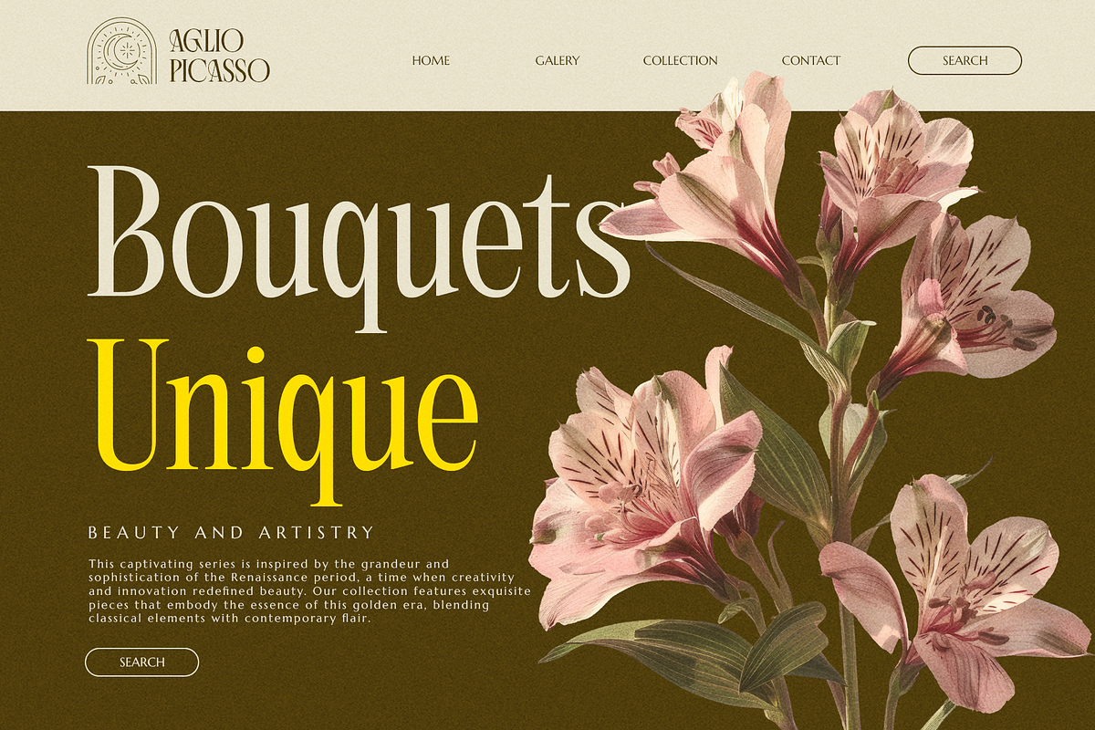 Aglio Picasso | Aesthetic Vintage, a Serif Font by Jolicia Type (Photo 5 of 10)