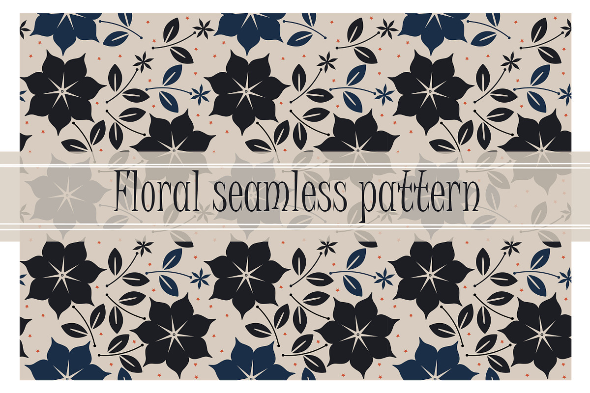 6 Floral patterns & 6 round frames, a Pattern Graphic by Daria Maier (Photo 5 of 8)