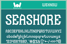 Seashore font
