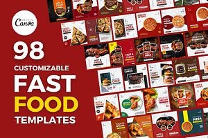 Fast Food Templates Design Bundle