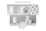 Ice Cream Cup Mockup Set-2, a Cups & Container Mockup by Grid&Glow (Thumbnail 7 of 7)