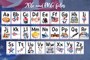4th of July Alphabet Cards – A-Z, an Education Illustration by Anna Design Studio (Thumbnail 3 of 7)