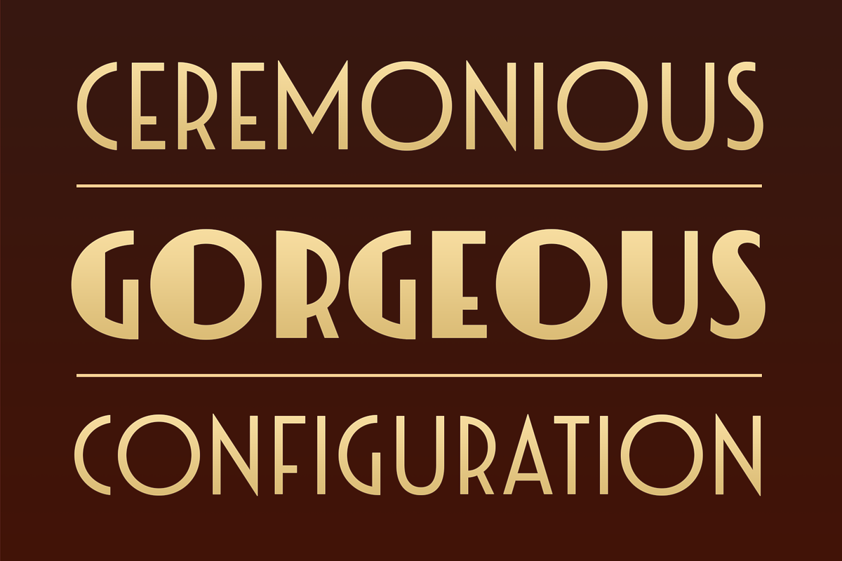 Luks Deco, a Sans Serif Font by Nasir Udin (Photo 6 of 13)