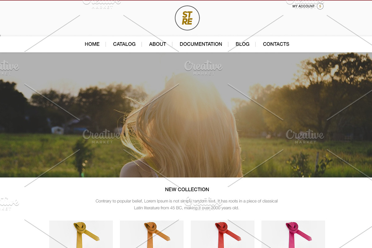 Shop PSD Template, a Websites & App Template by KULISTOV (Photo 2 of 5)