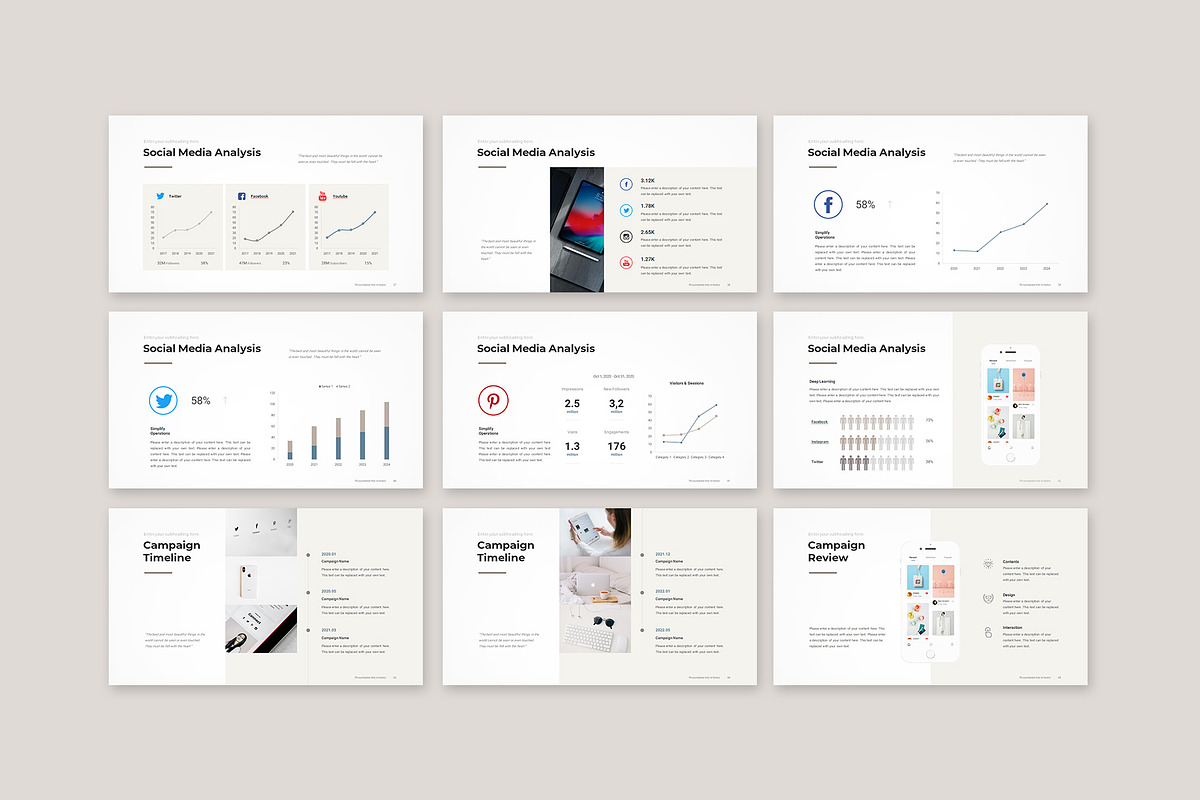 Social Media Strategy Google Slides, a Presentation Template by CreativityForest (Photo 8 of 16)