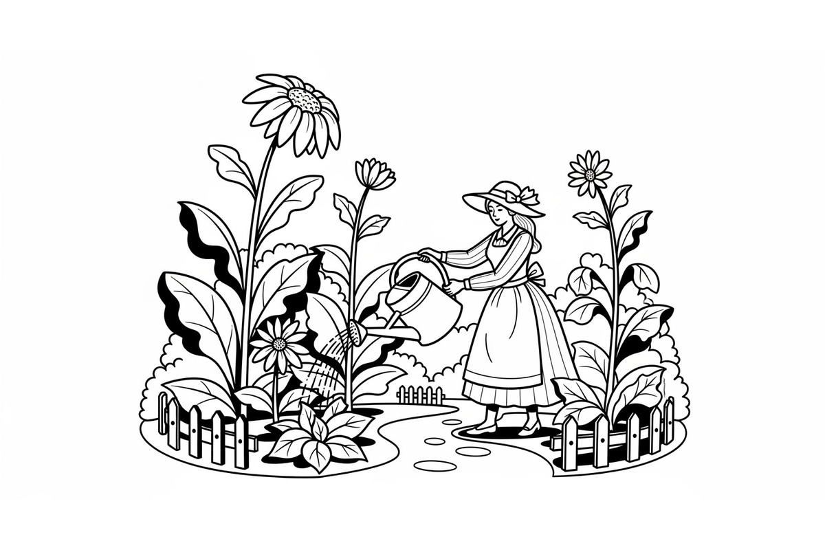 Garden Bunny Silhouette Bundle, an Illustration by jahid234 (Photo 19 of 48)
