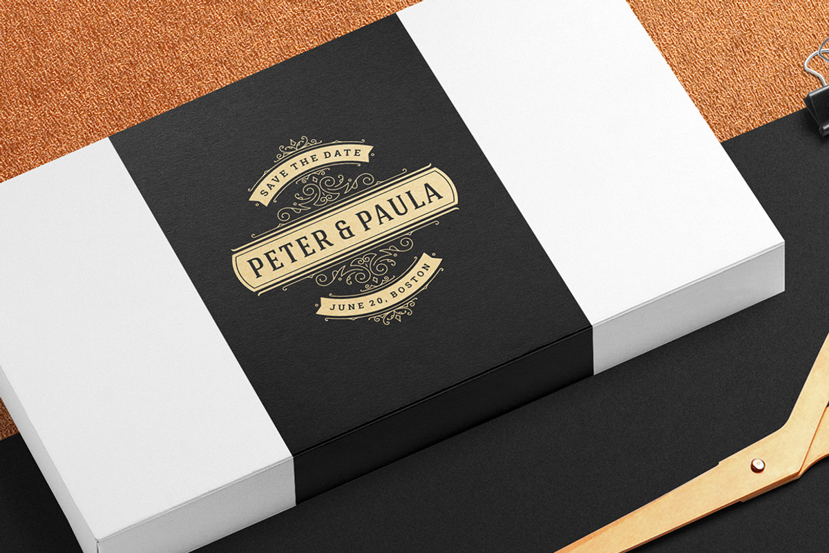 18 Wedding Logos and Badges, a Branding & Logo Template by Vasya Kobelev (Photo 9 of 10)