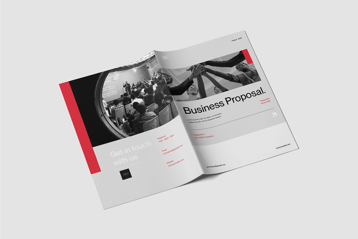 Project Business Proposal Template, a Brochure Template by TMint Play (Photo 8 of 8)