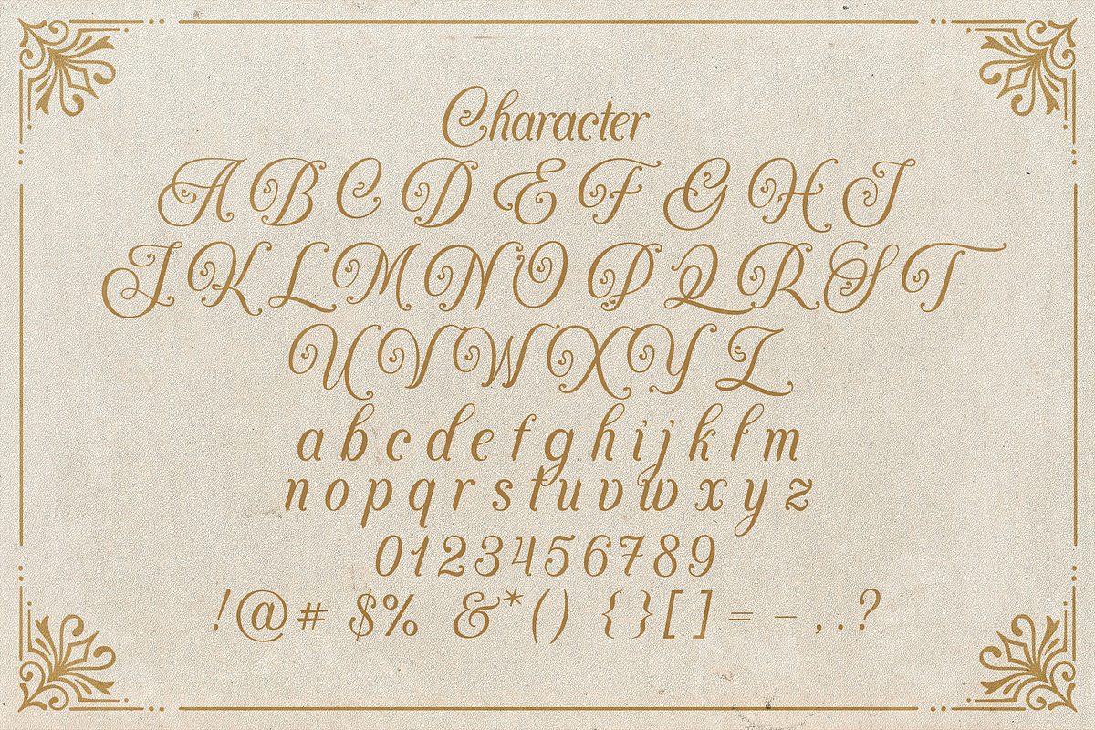 Agenda King - Vintage Script Font, a Script Font by StringLabs (Photo 12 of 13)