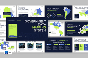 Government Data Mapping Keynote, a Presentation Template by Loin Studio