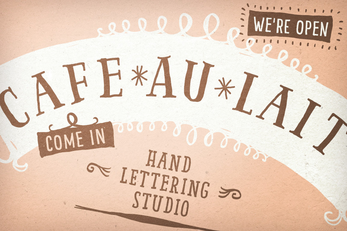 A Hand Drawn & Lettered Bundle preview 6