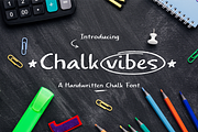 Chalkvibes A Handwritten Chalk Font, a Font by Allouse Studio (Thumbnail 1 of 10)