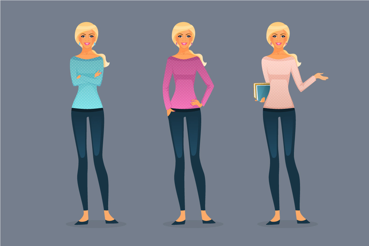 Girls with different hairstyles, an Illustration by SonneLeo (Photo 2 of 2)