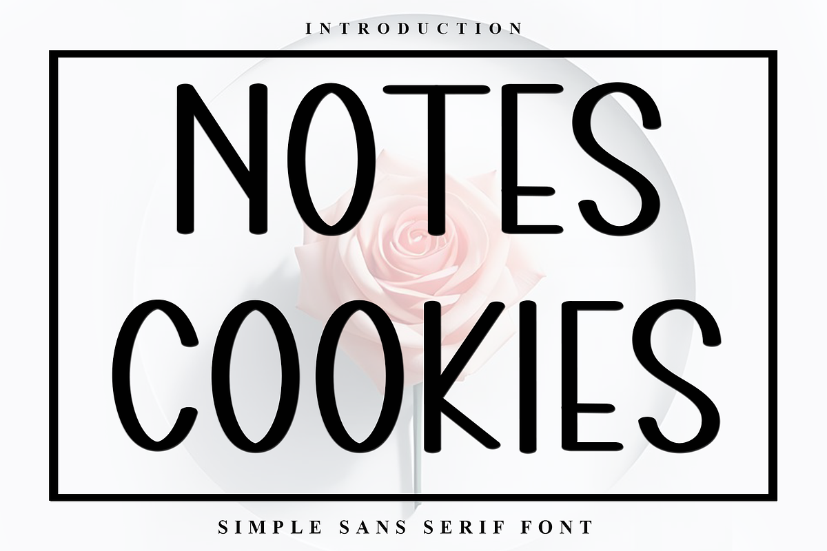 Notes Cookies, a Script Font by FreshTypeINK (Photo 1 of 6)