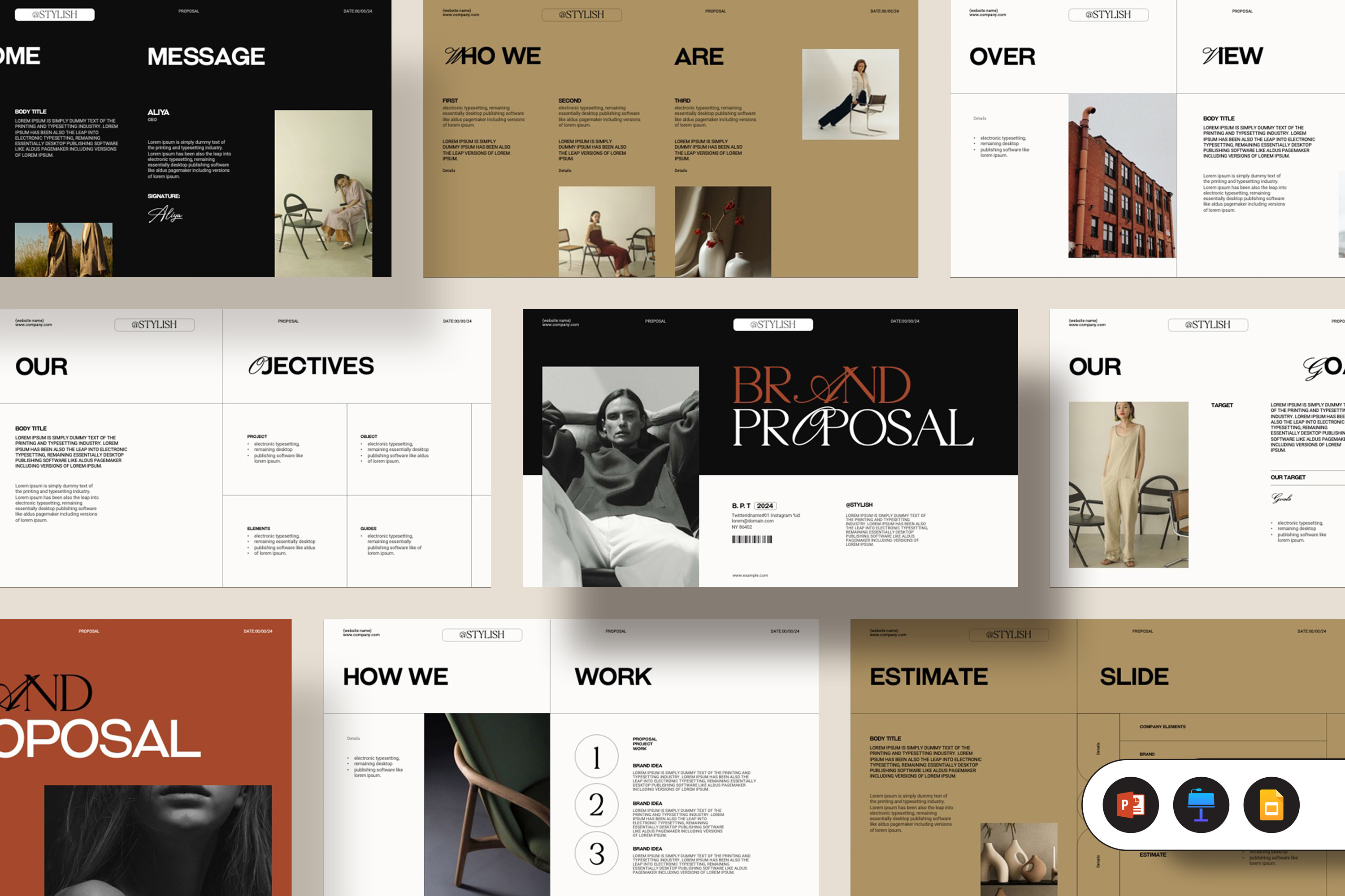 Brand Proposal Template, a Presentation Template by GoldenPixelStudio