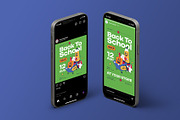 Green Retro Back to School Flyer, a Flyer Template by Neermana (Thumbnail 4 of 4)