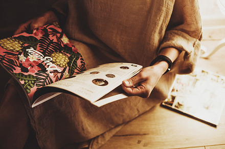 the magazine in your hands