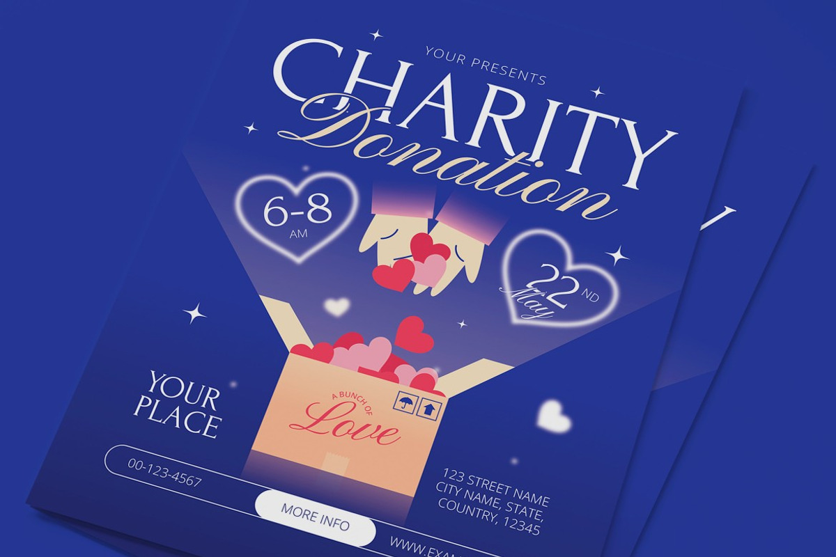 Charity Donation Drive Flyer preview 2