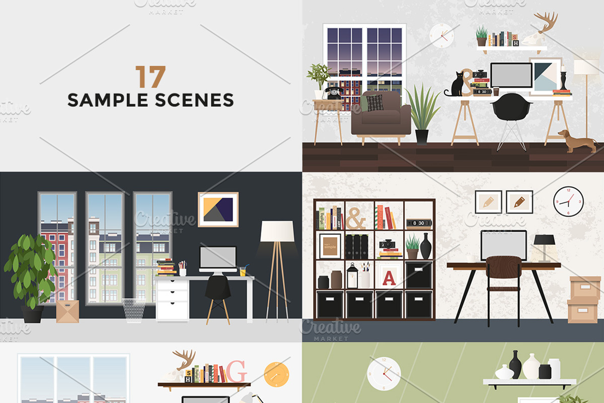 Premium Vector Scene Creator, an Object Illustration by Mgd.Design (Photo 3 of 3)