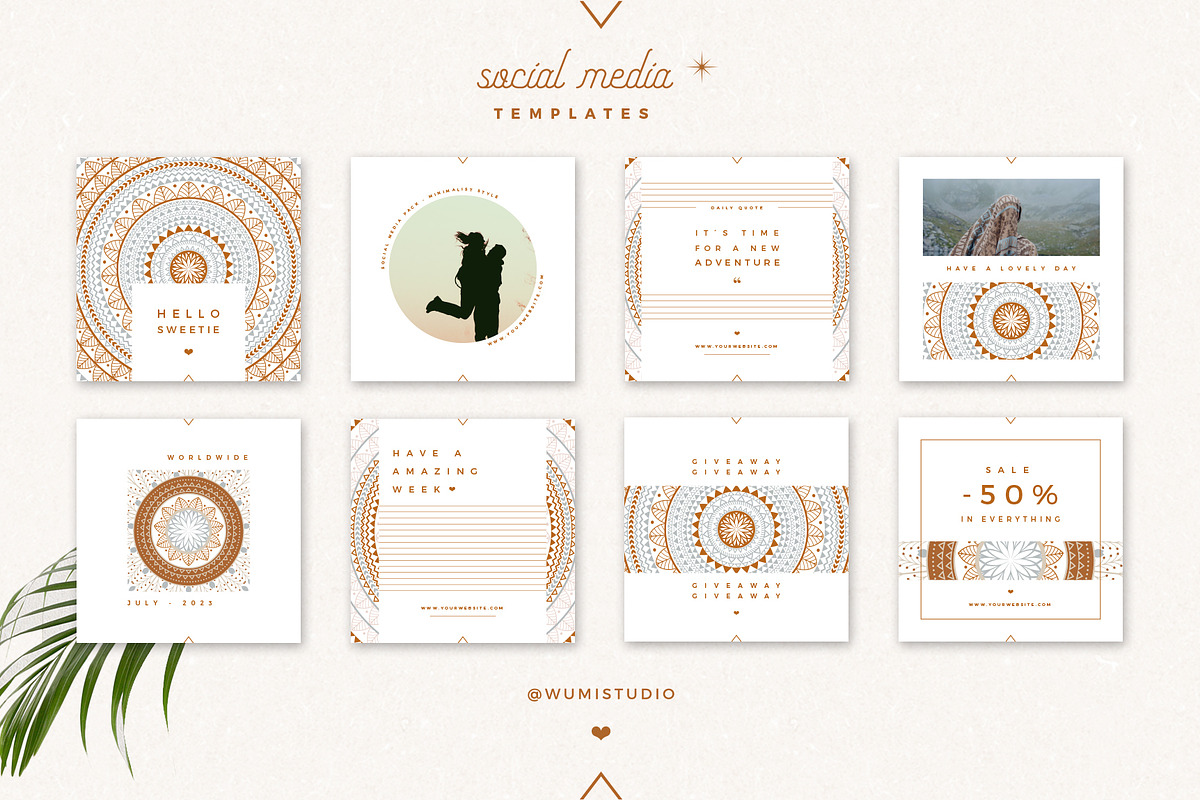 Social Media Pack |Bundle 64 Designs, a Social Media Template by Wumi Studio (Photo 2 of 10)