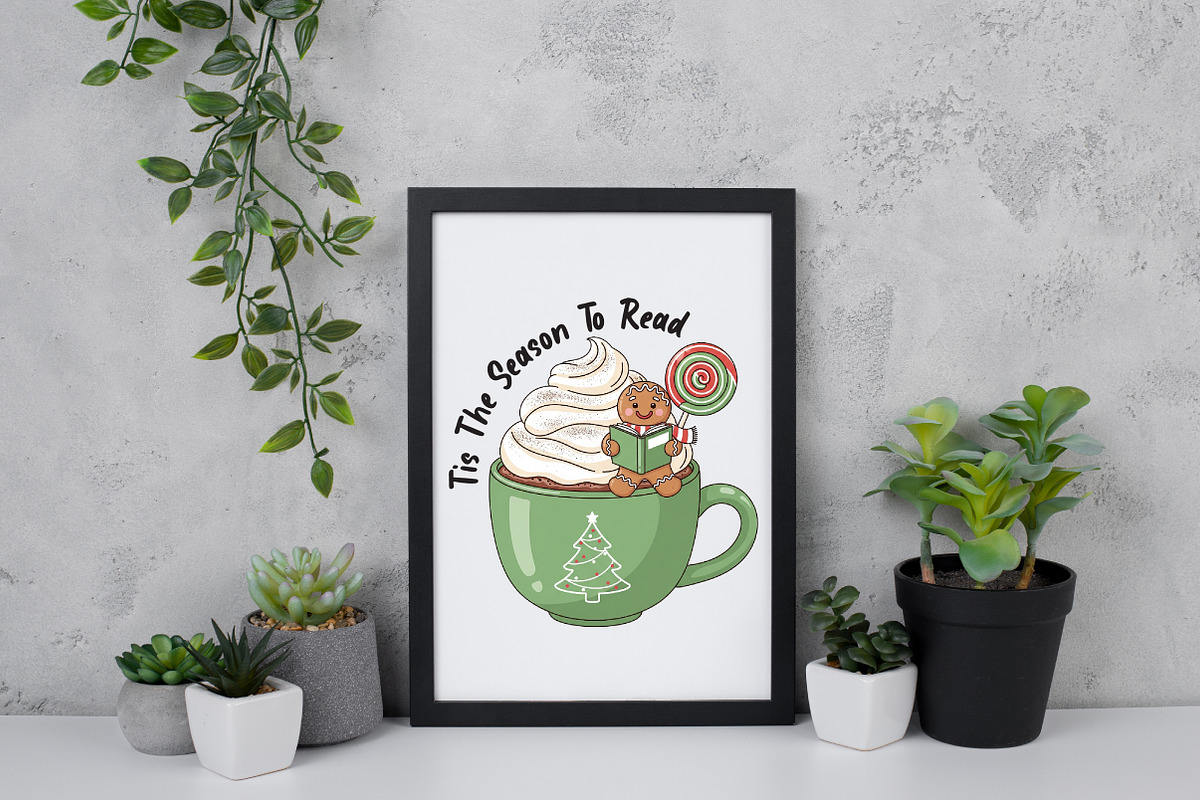 Christmas Gingerbread Man Coffee Boo, an Illustration by Daily.Designs (Photo 4 of 5)